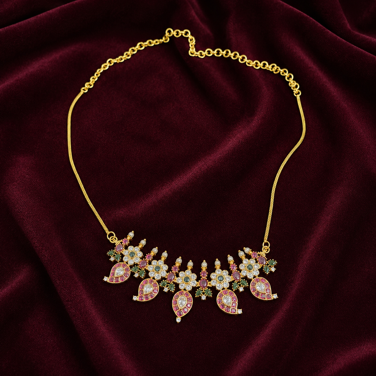 MANGAMALAR NECKLACE SET