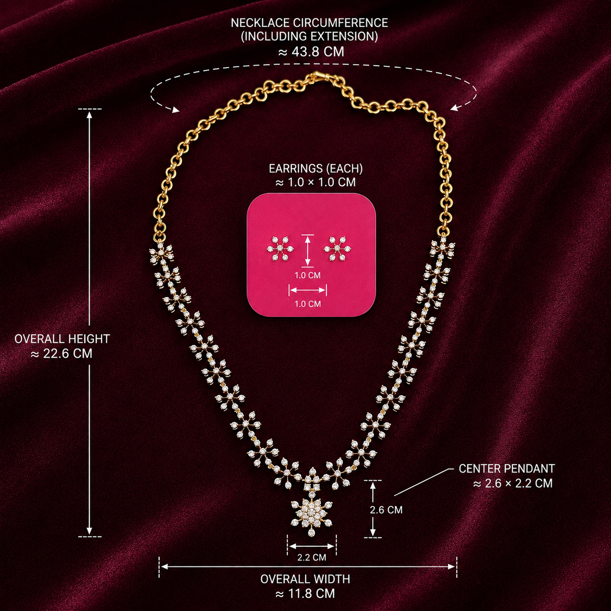 NILAMALAR NECKLACE SET