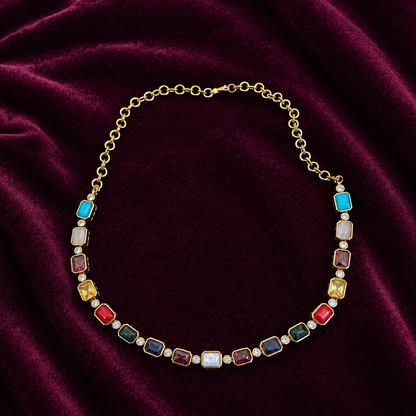 NAVAMANI NECKLACE SET