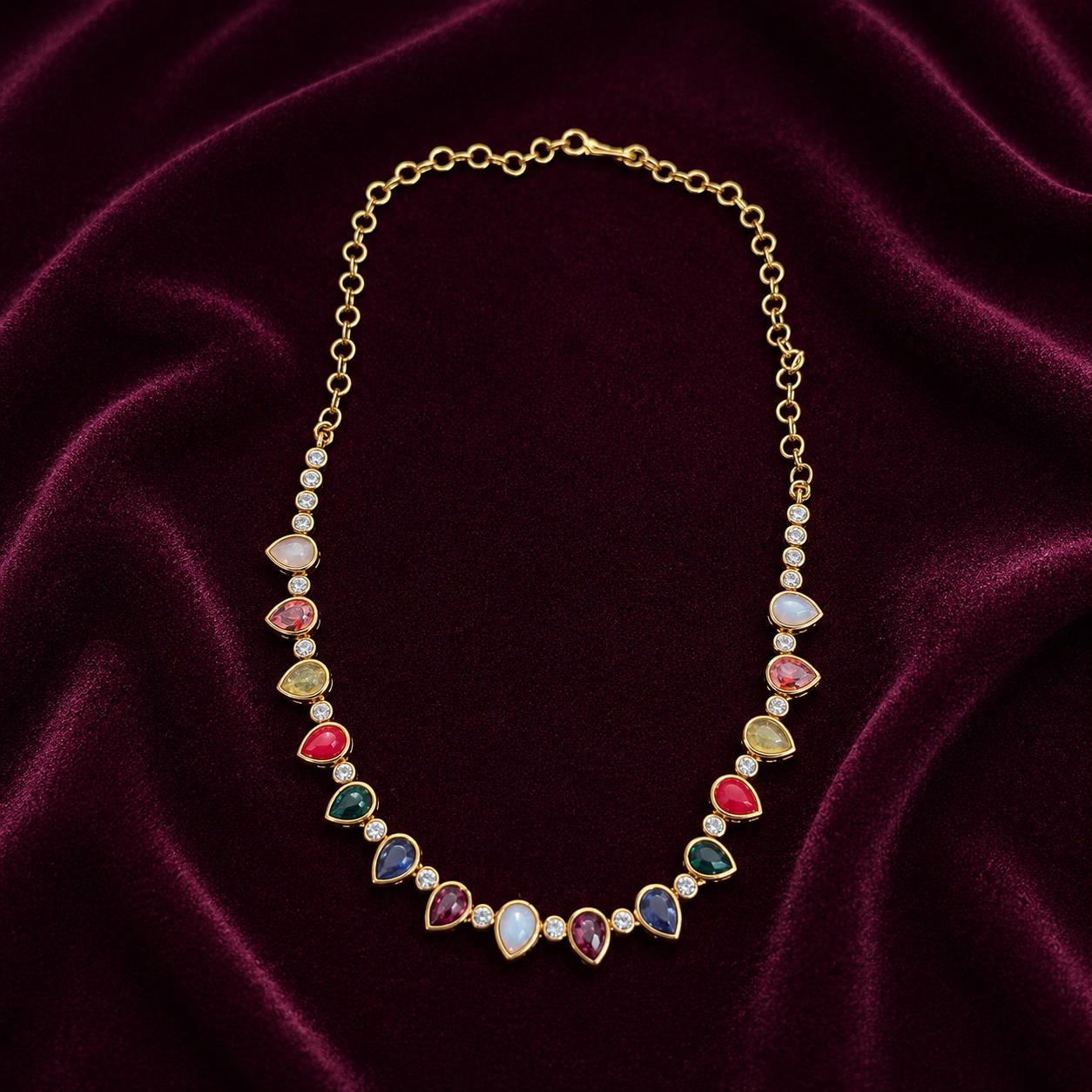 NAVAMALARI NECKLACE SET