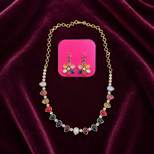 NAVAMALARI NECKLACE SET