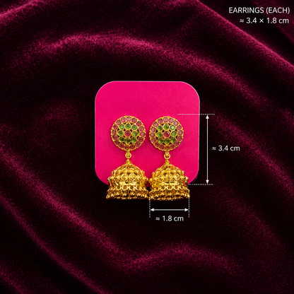 SEMMARAGADHAM JHUMKA
