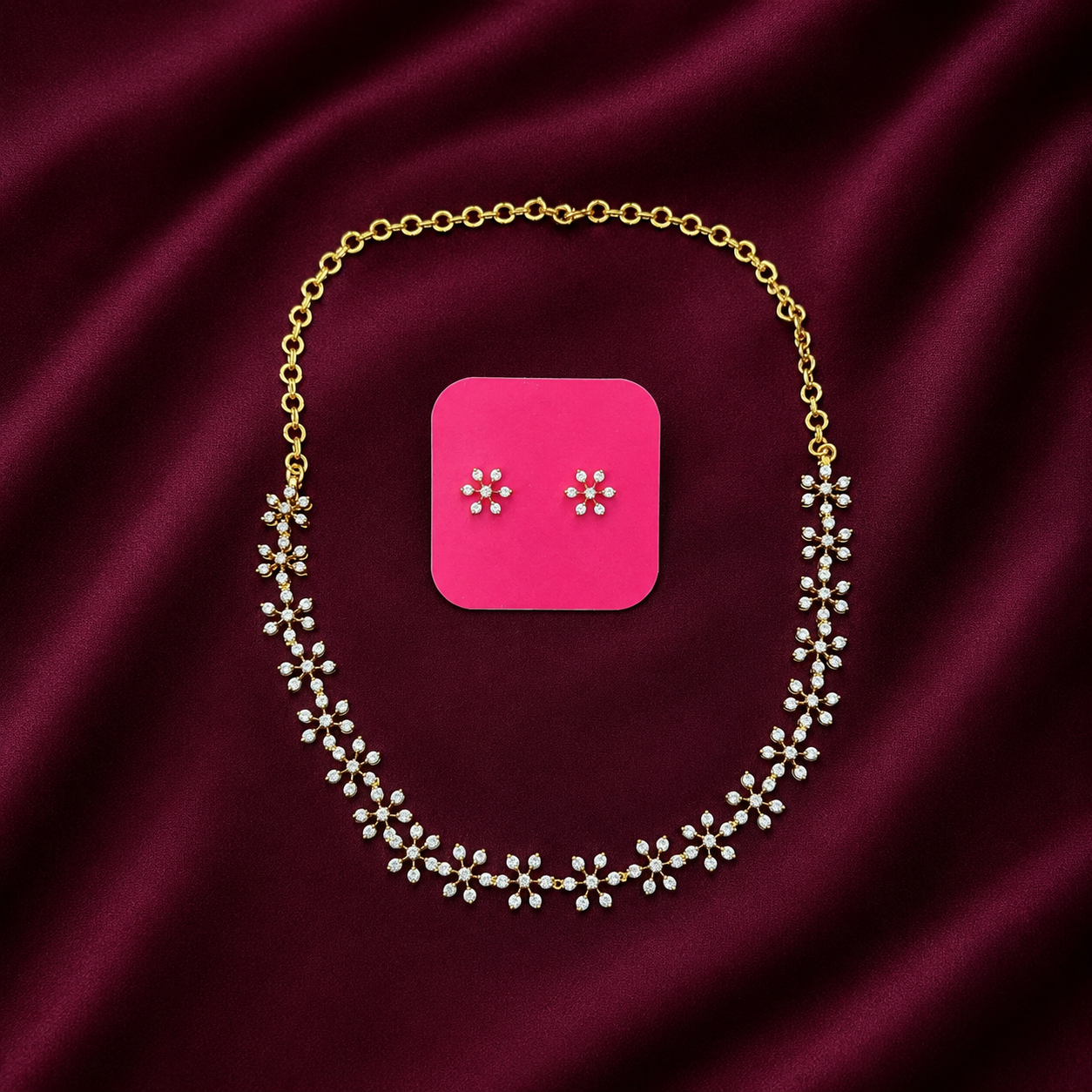VENMALAR NECKLACE SET