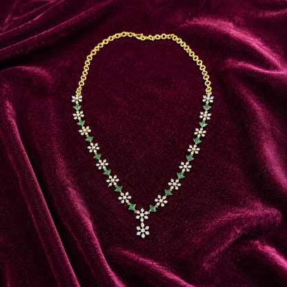 MARAGATHAMATHI NECKLACE SET