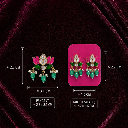 THAMARAI PENDANT SET