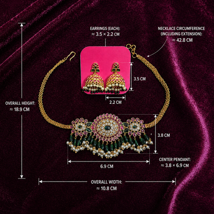 MARAGATHA MULLAI CHOKER SET