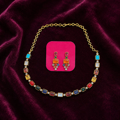 NAVAMANI NECKLACE SET